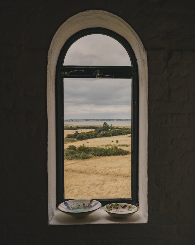Out the tower window/
