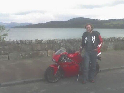 Me with the 996 alongside Loch Lomond